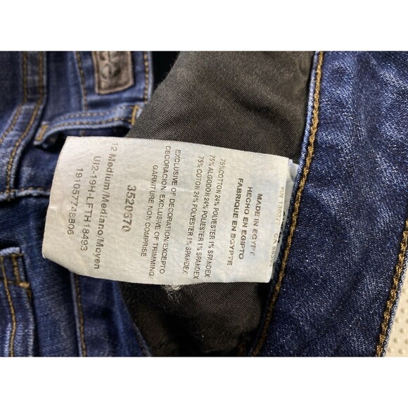 Lee Denim Jeans Medium Wash Regular Fit Straight Leg Mid Rise Women’s Size 12 - Picture 9 of 10